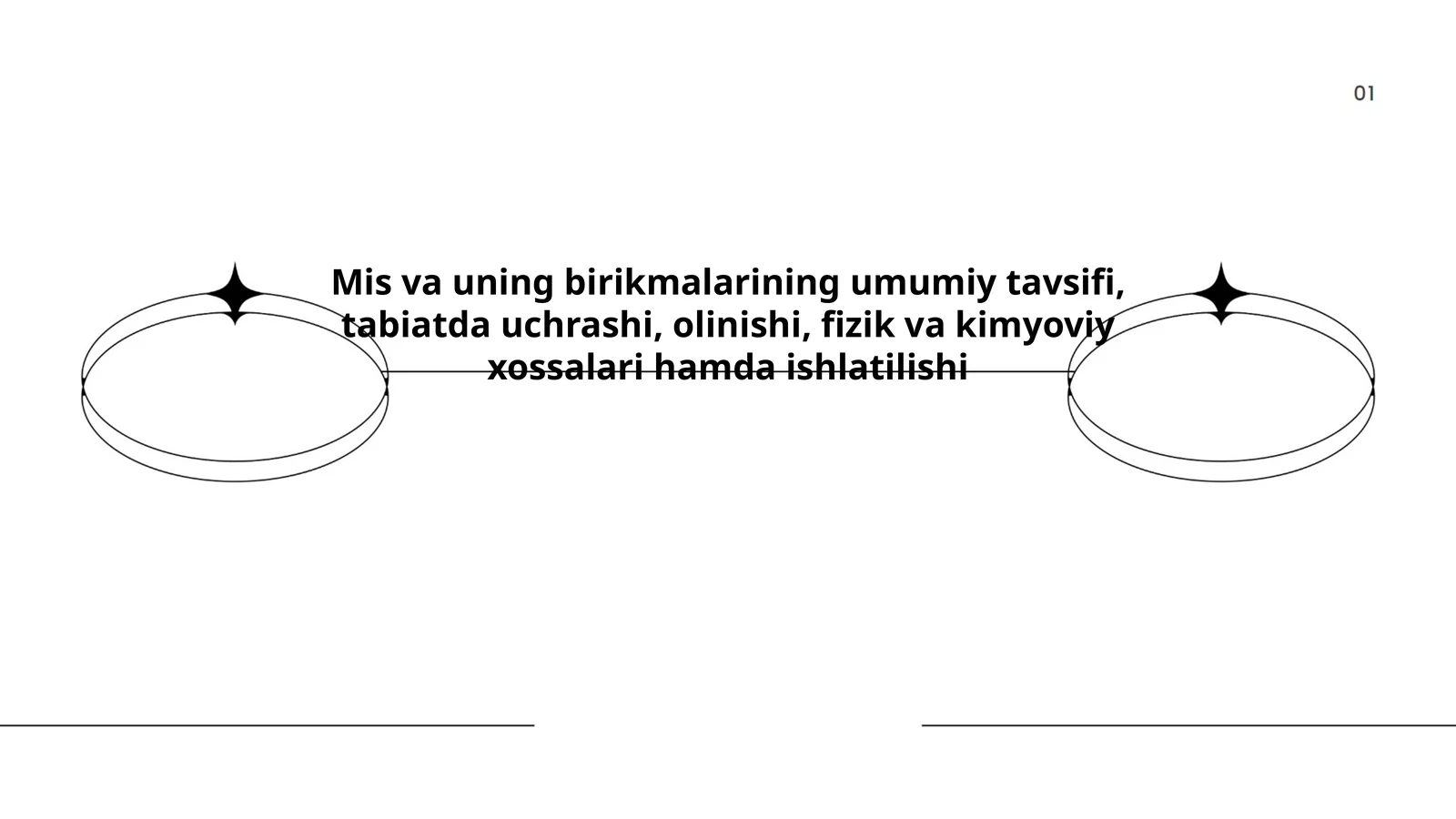 Mis va uning birikmalarining umumiy tavsifi