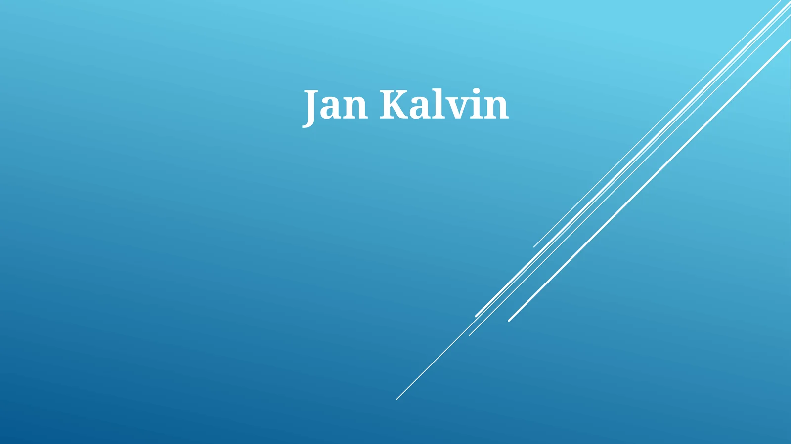 Jan Kalvin