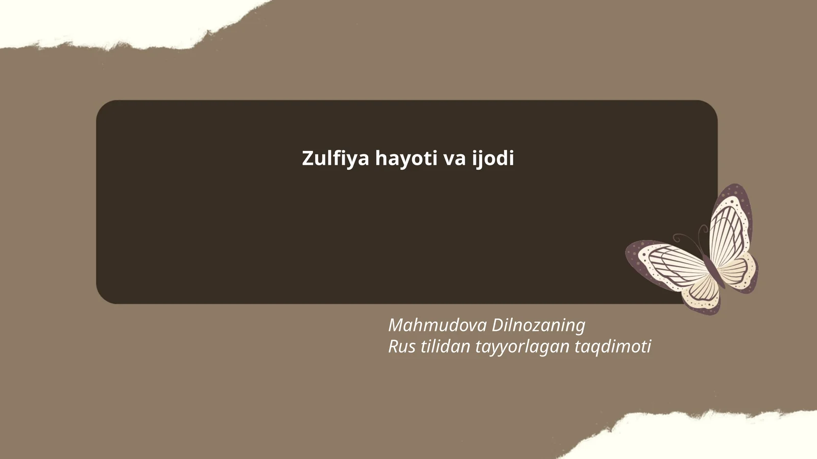 Zulfiya hayoti va ijodi
