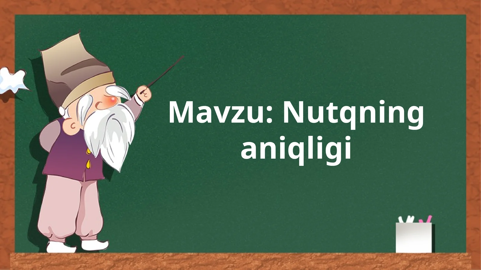 Nutqninganiqligi