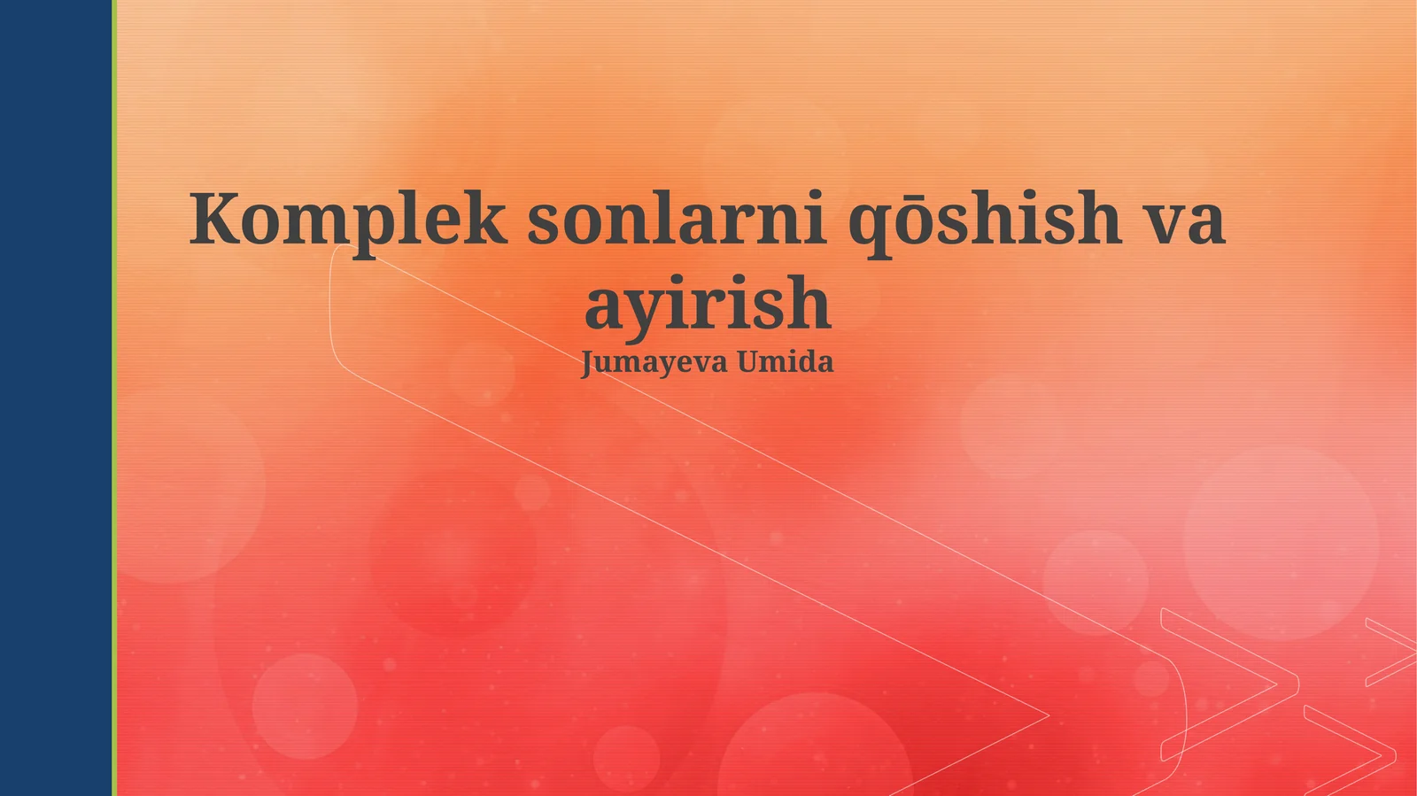 Komplek sonlar