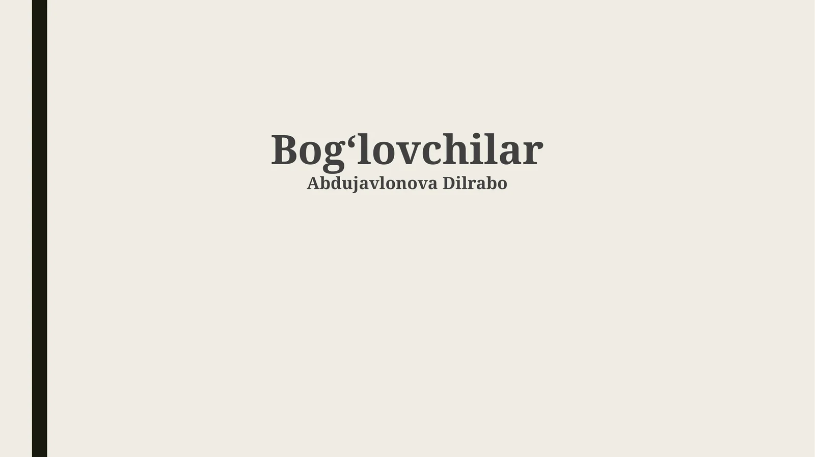 Bogʻlovchilar