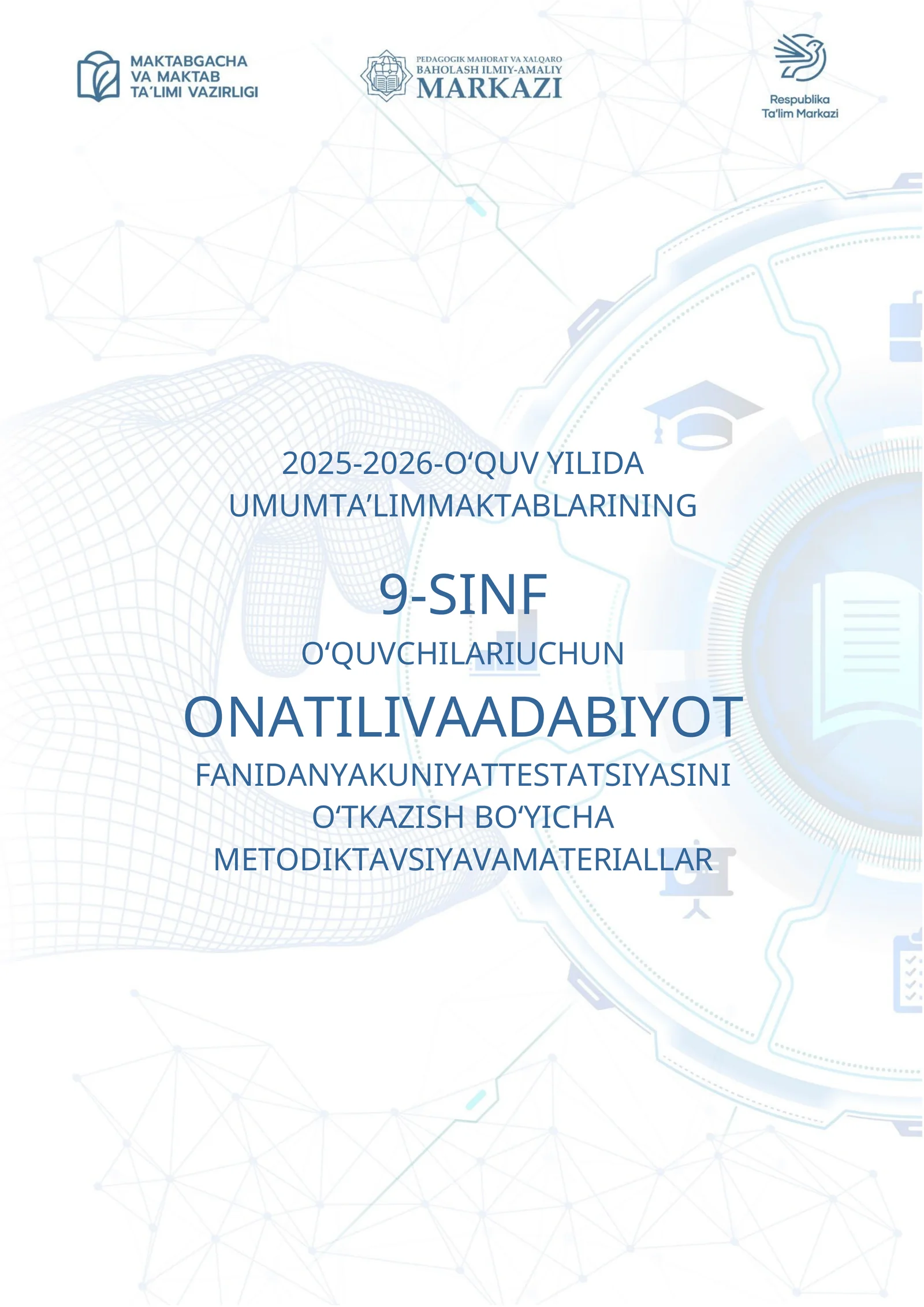 9-snf ona tili adabiyot imtihon javoblari