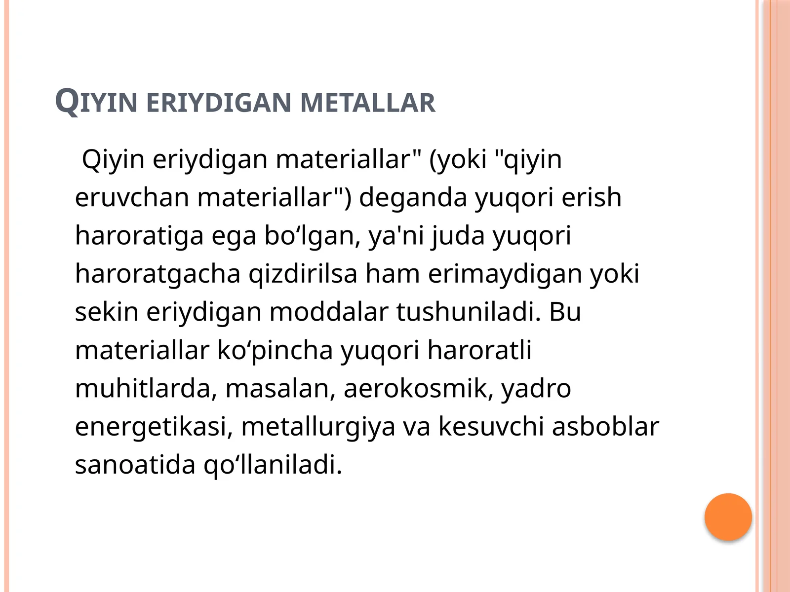 Qiyineriydigan metallar