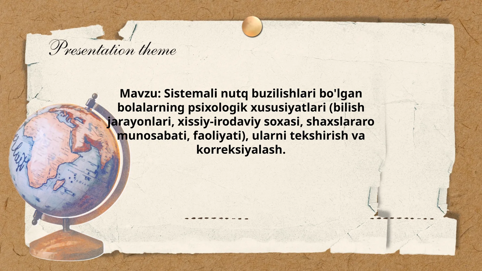 Sistemali nutq buzilishlari bo'lgan bolalar