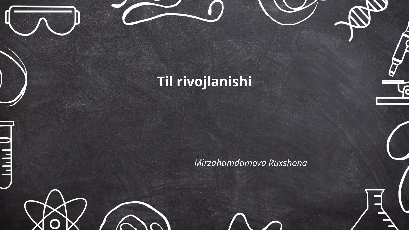 Til rivojlanishi