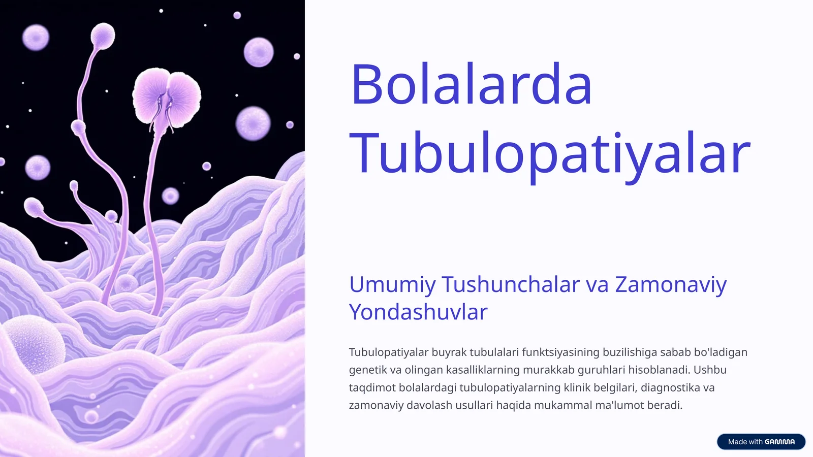 Bolalarda Tubulopatiyalar