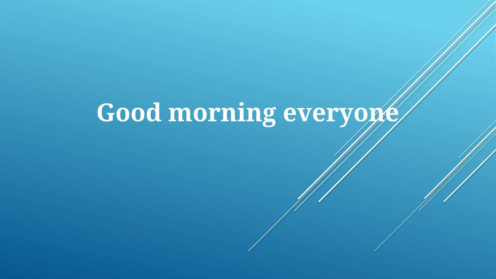 'Good Morning' in the Modern World: Psychological Impact, Technological Adaptation, and the Future of Greetings