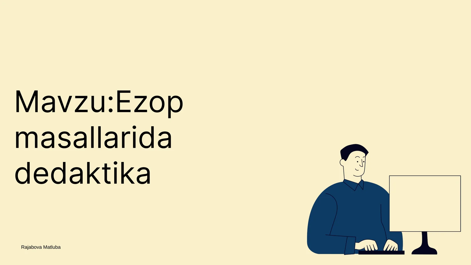 Ezop masallarida dedaktika