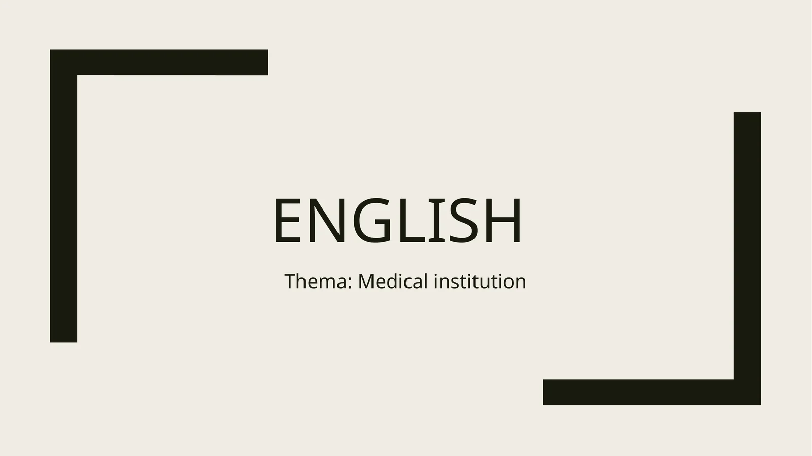 MEDICAL INSTITUTION ANALYSIS