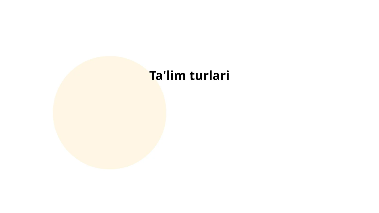 Maktabgacha ta'lim