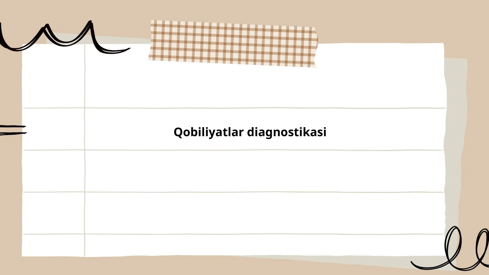 Qobiliyatlar diagnostikasi