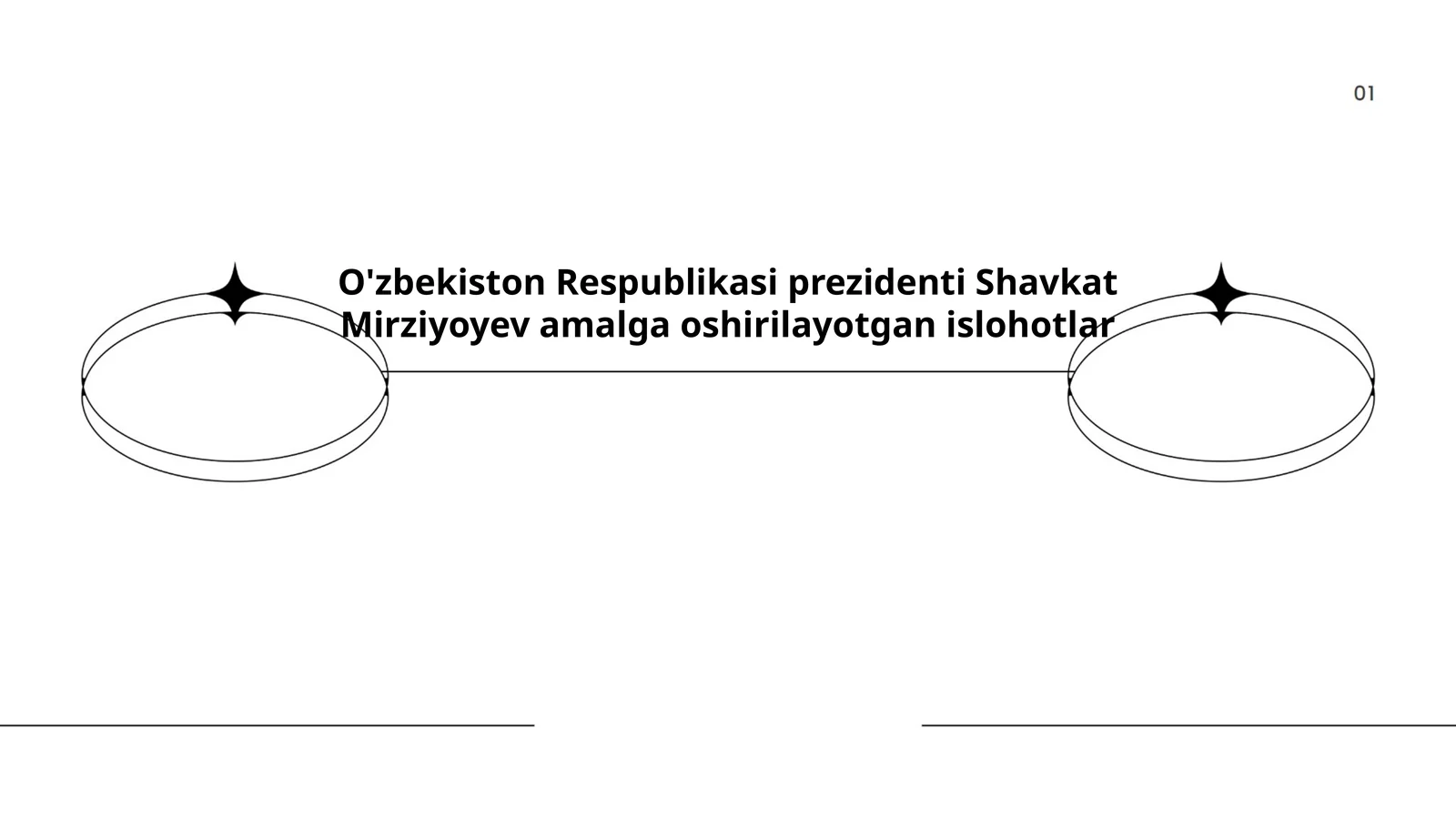 O'zbekiston Respublikasi prezidenti Shavkat Mirziyoyev amalga oshirilayotgan islohotlar
