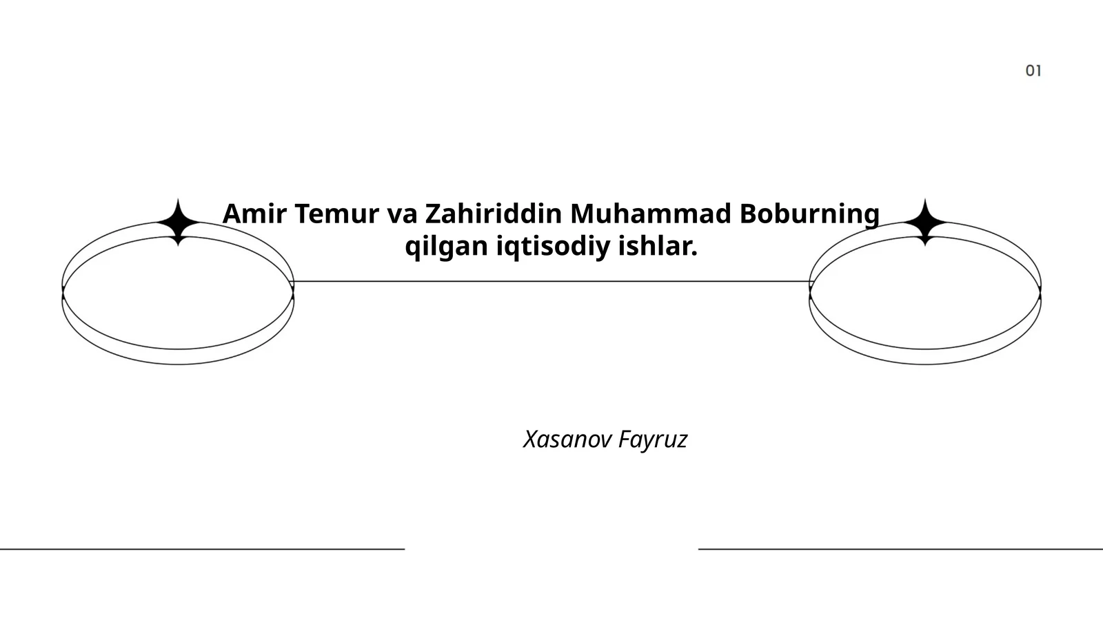 Amir Temur va Zahiriddin Muhammad Boburning qilgan iqtisodiy ishlar