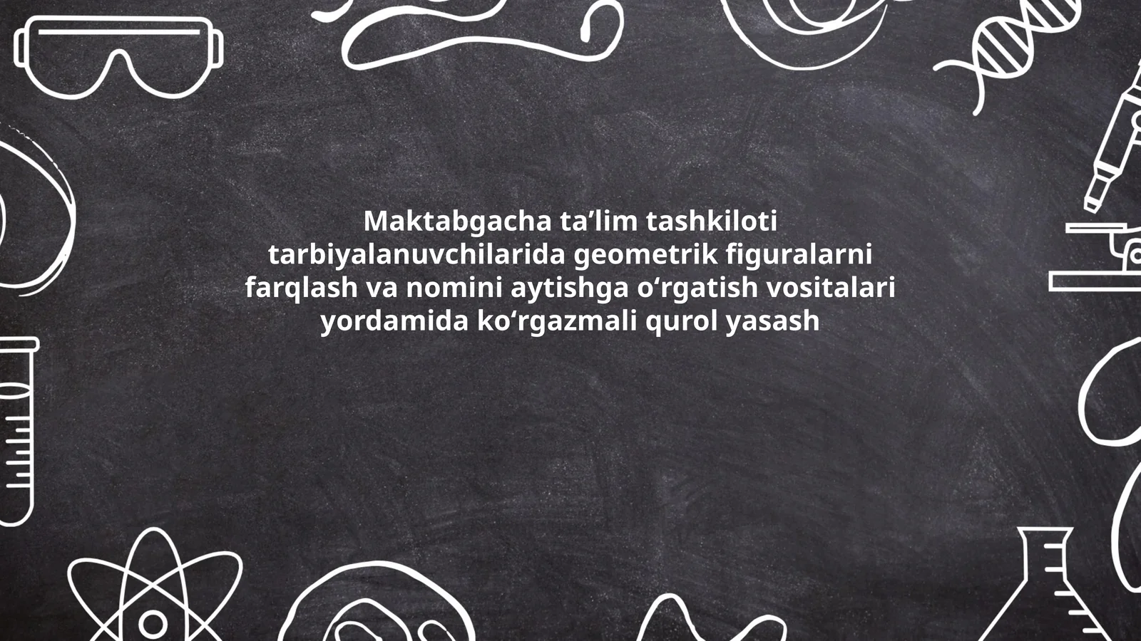 geometrik figuralarni farqlash va nomini aytish
