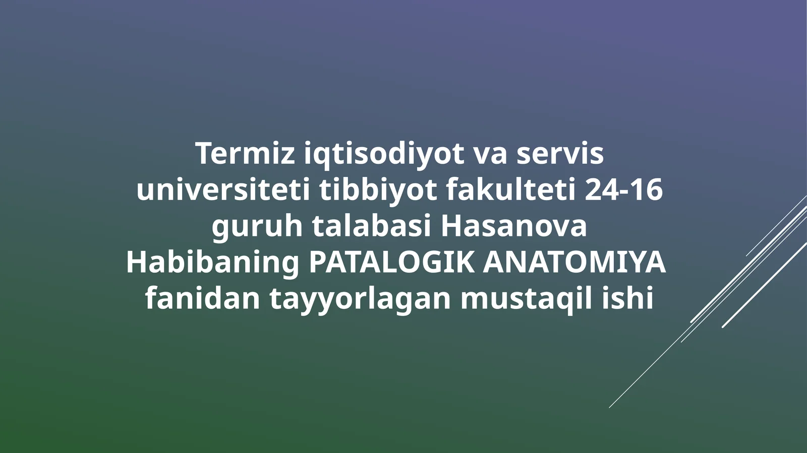 PATALOGIK ANATOMIYAfanidantayyorlaganmustaqilishi