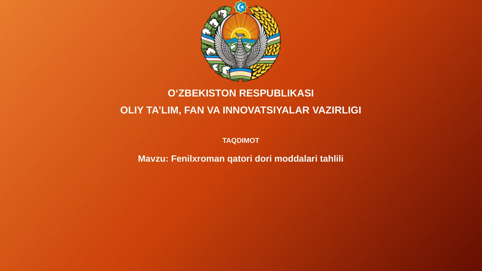 Fenilxromanqatoridorimoddalaritahlili