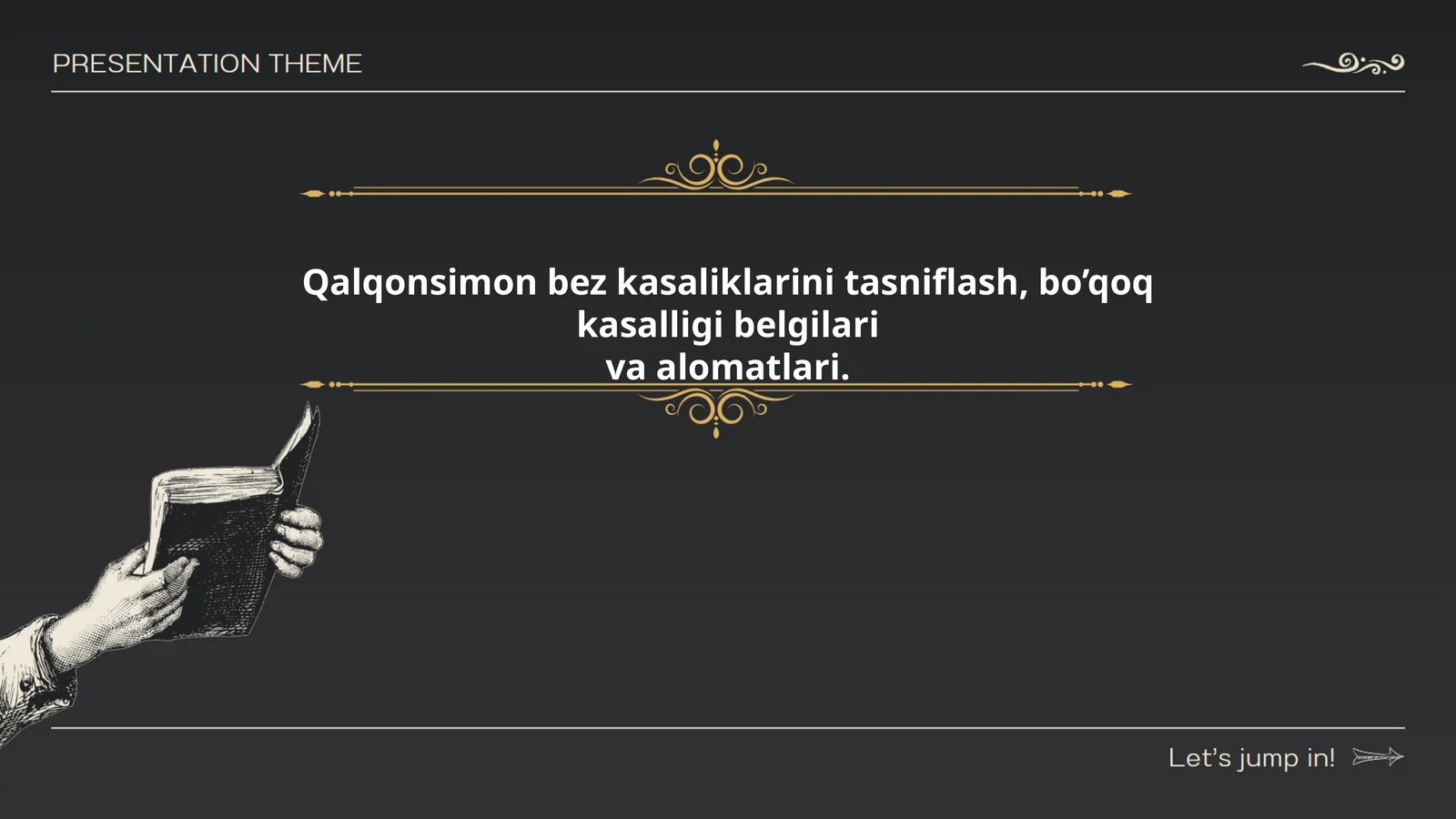Qalqonsimon bez kasalliklarini tasniflash