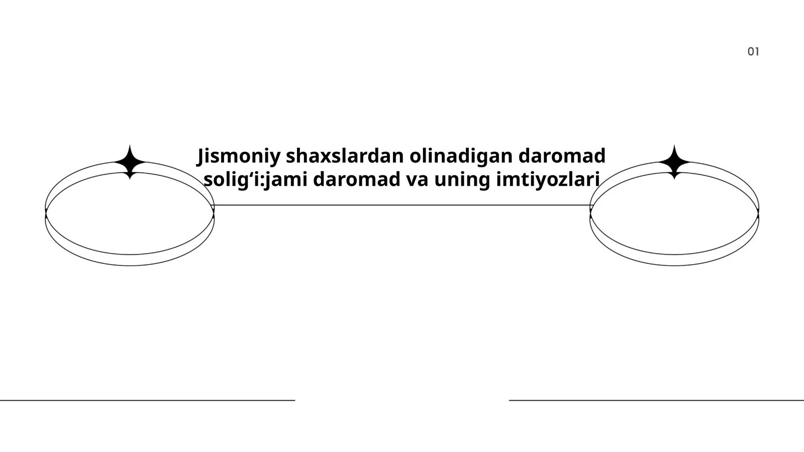 Jismoniy shaxslardan olinadigan daromad soligʻi:jami daromad va uning imtiyozlari