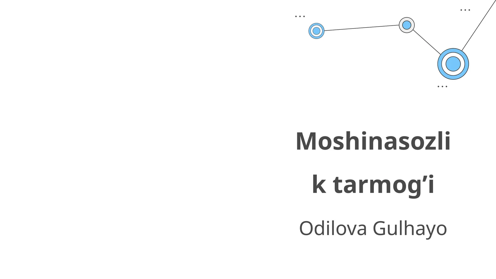 Moshinasozlik tarmog’i