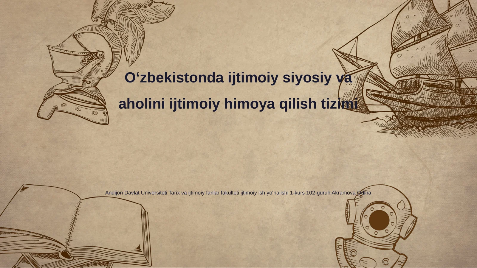Oʻzbekistonda ijtimoiy siyosiy va aholini ijtimoiy himoya qilish tizimi