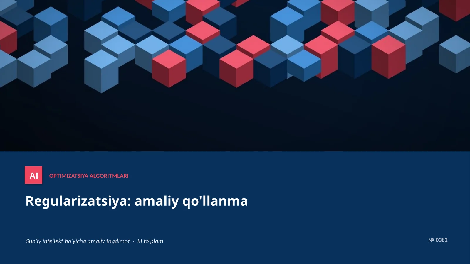 OPTIMIZATSIYA ALGORITMLARI