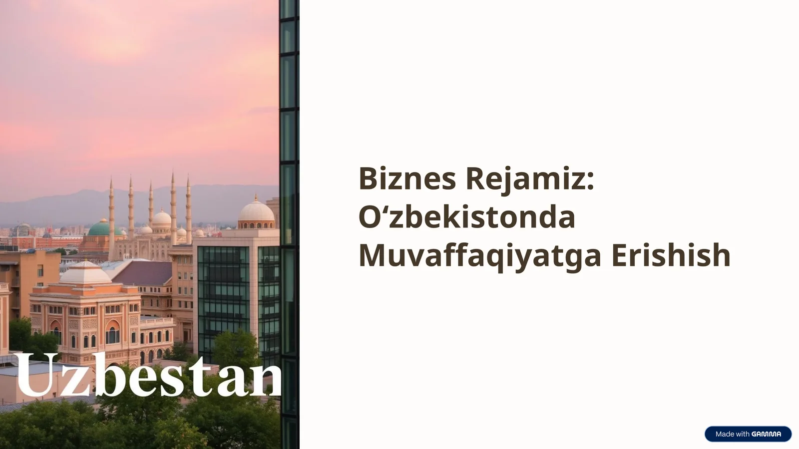 yuz ming dollarlik biznes reja