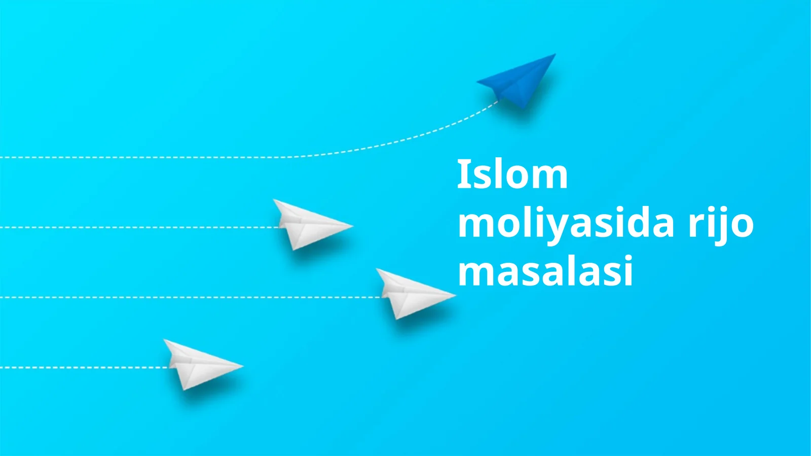 Islom moliyasida rijo masalasi
