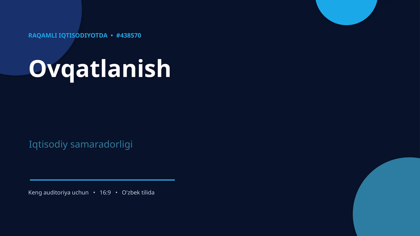 Ovqatlanish