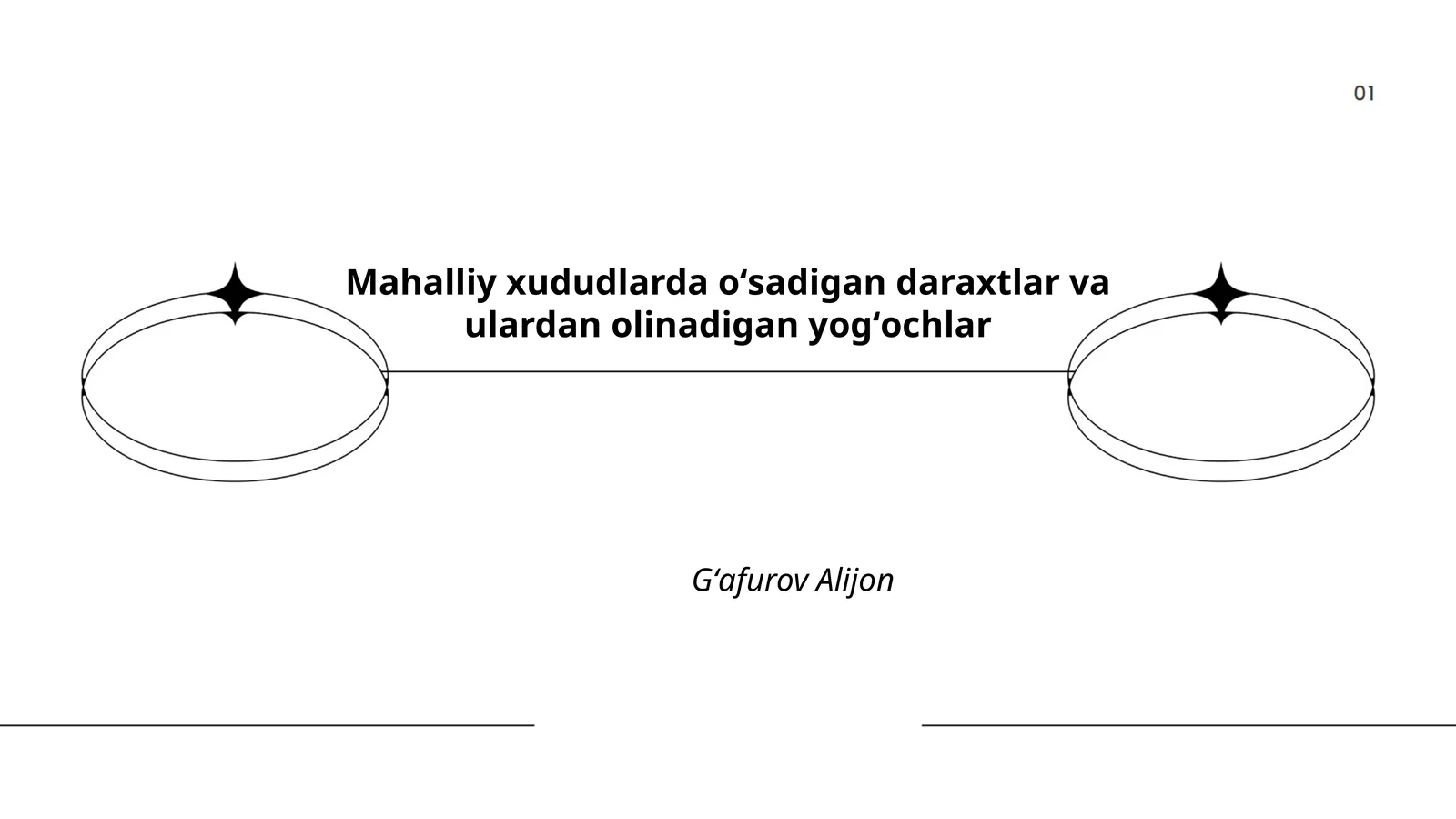 Mahalliy xududlarda oʻsadigan daraxtlar va ulardan olinadigan yogʻochlar