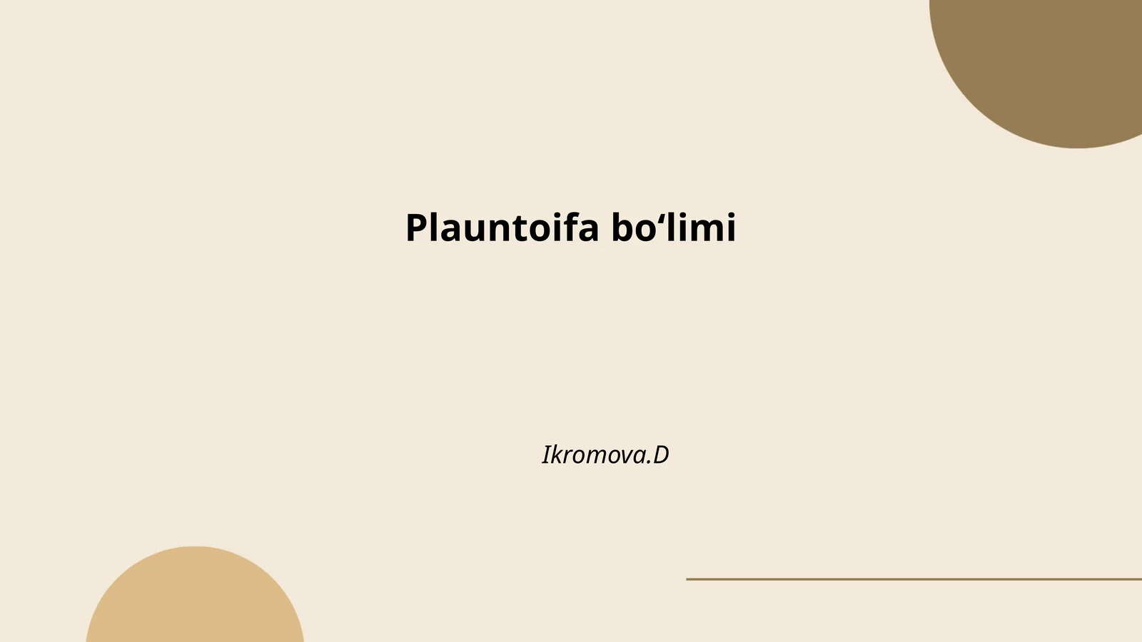 Plauntoifa boʻlimi
