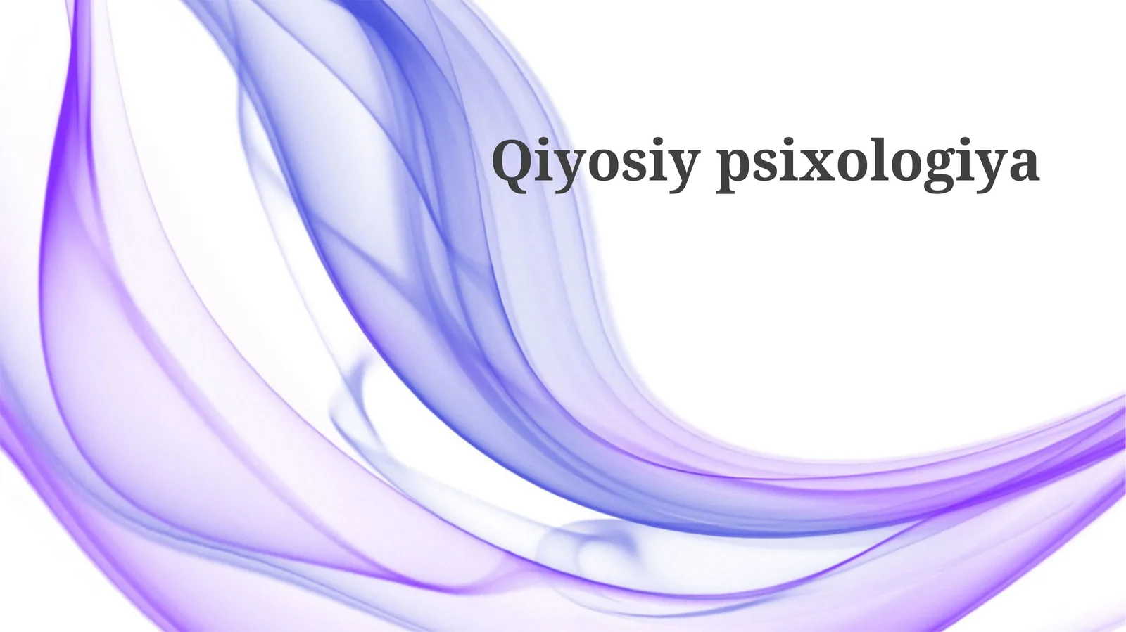 Qiyosiy psixologiya