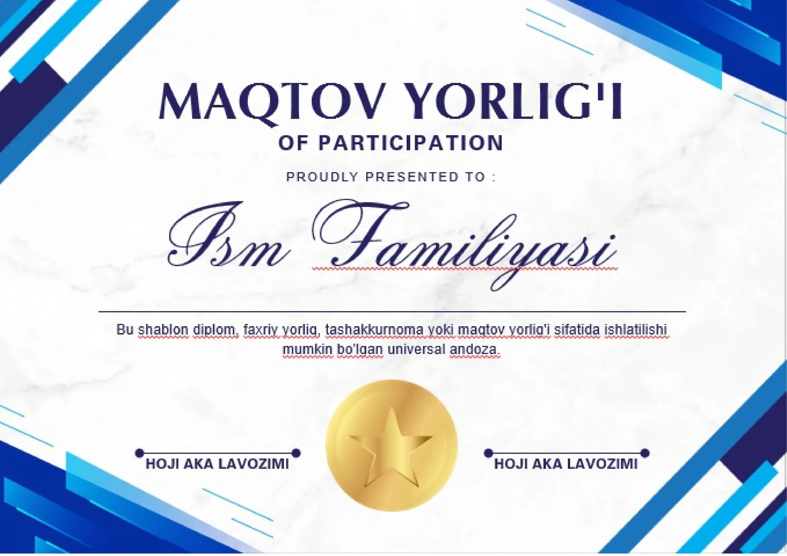 MAQTOV YORLIG'I