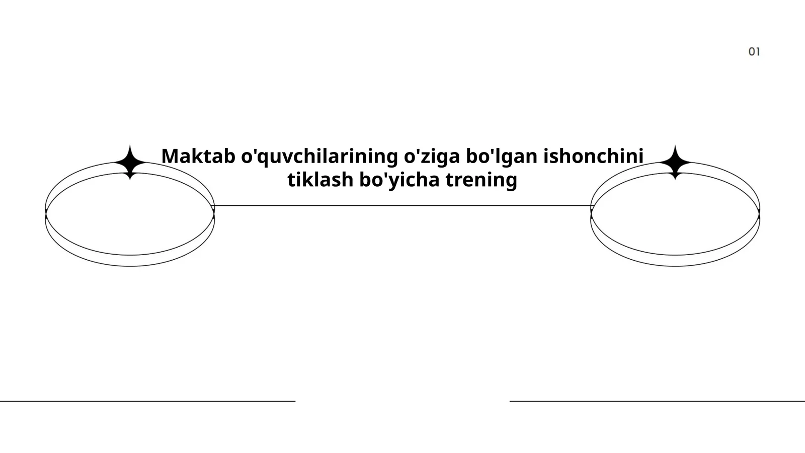 Maktab o'quvchilarining o'ziga bo'lgan ishonchini tiklash bo'yicha trening