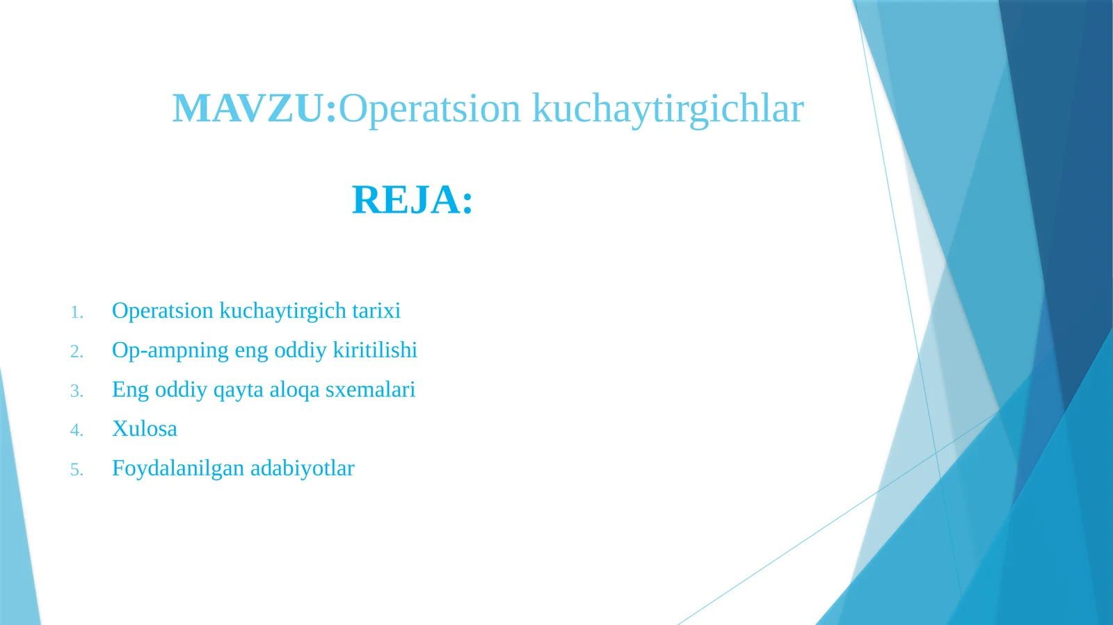 Operatsion kuchaytirgichlar.pptx
