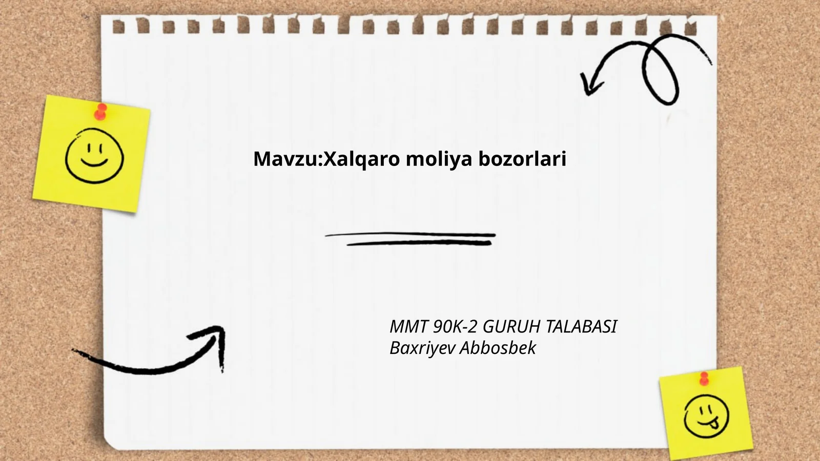 Xalqaro moliya bozorlari