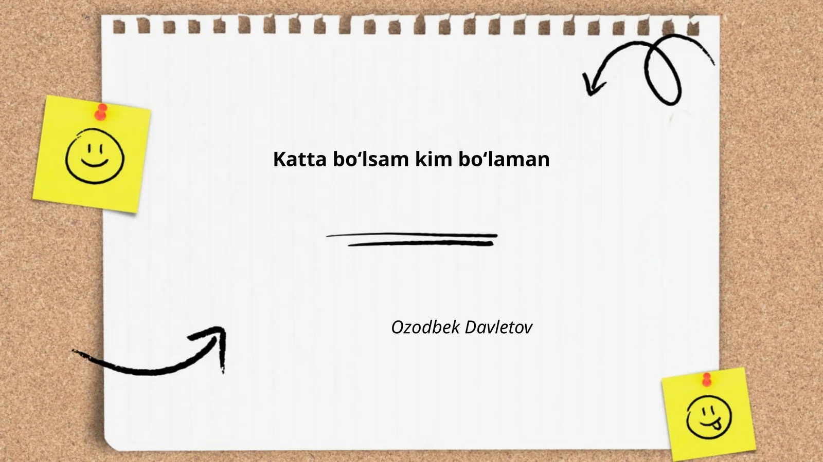 Katta boʻlsam kim boʻlaman