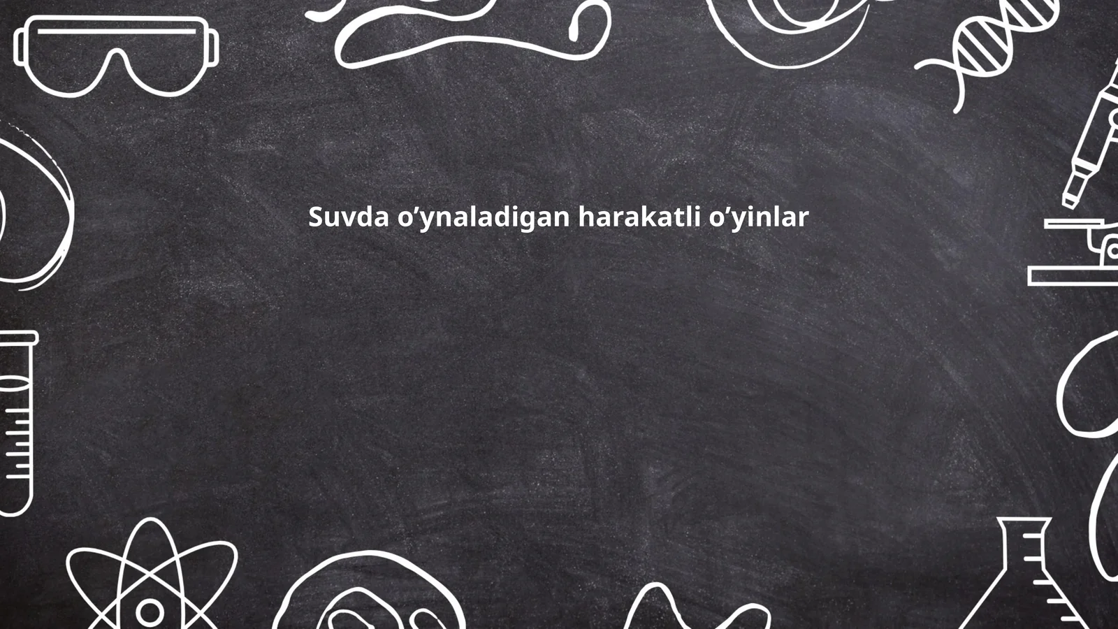 Suvda o’ynaladigan harakatli o’yinlar