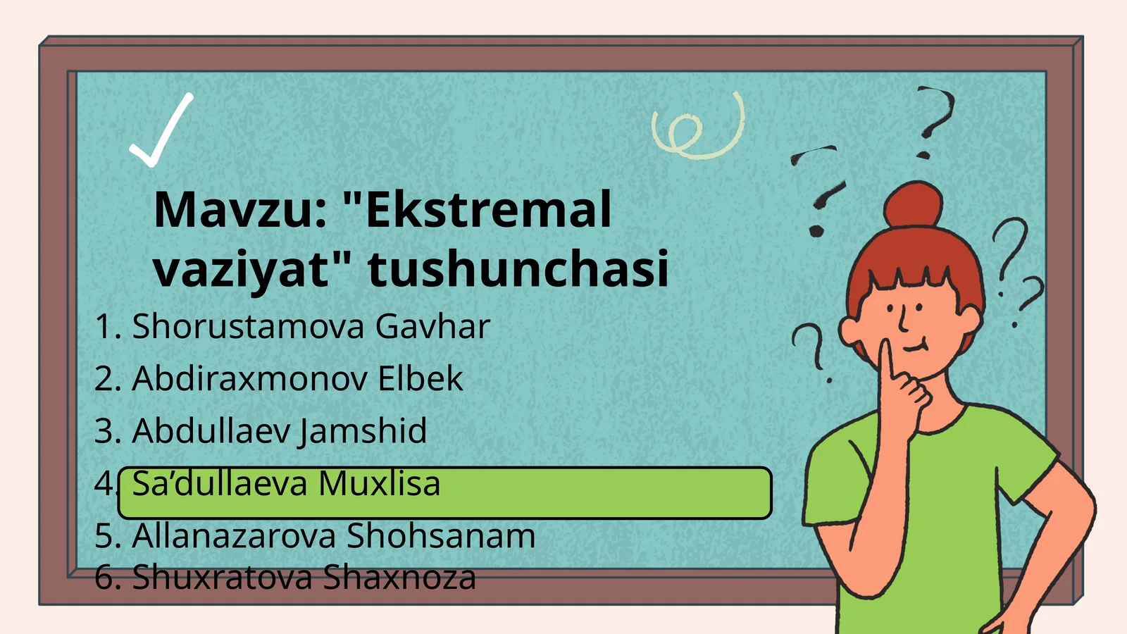 "Ekstremal vaziyat" tushunchasi