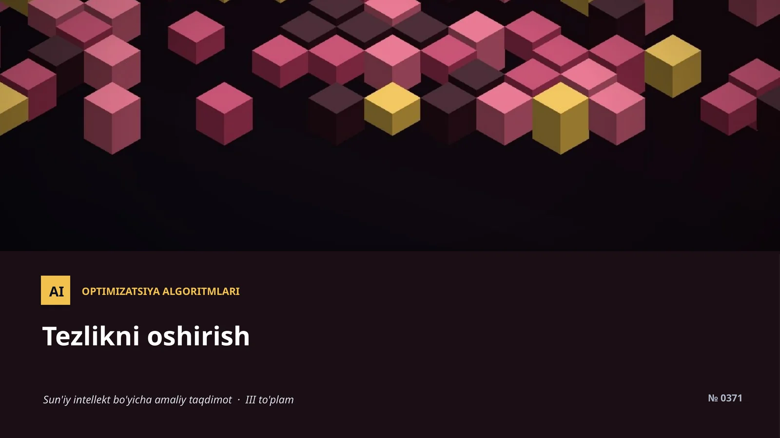 Optimizatsiya algoritmlari