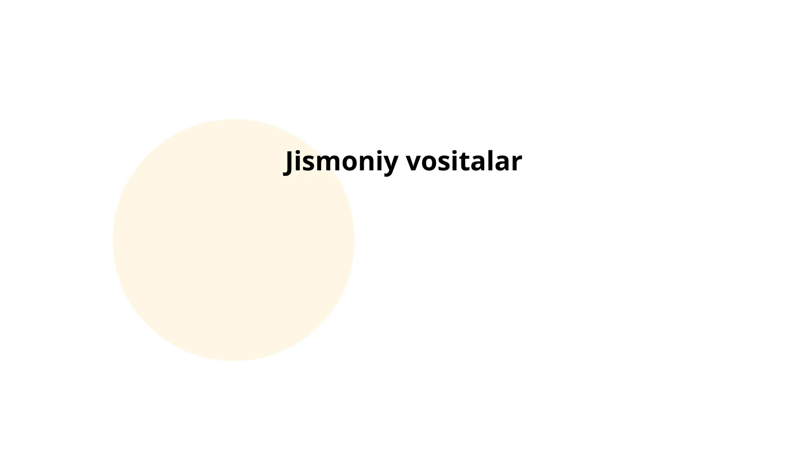 Jismoniy vositalar