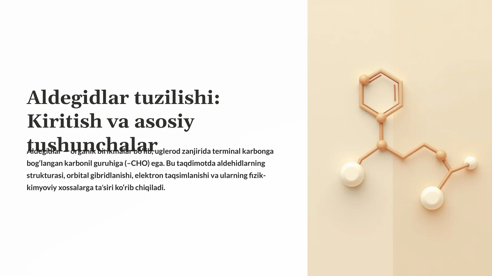 tibbiy kimyo "Aldegidlar"