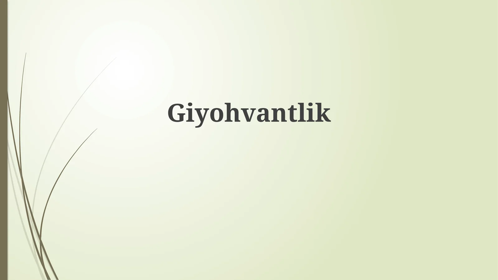 Vegetarianlik