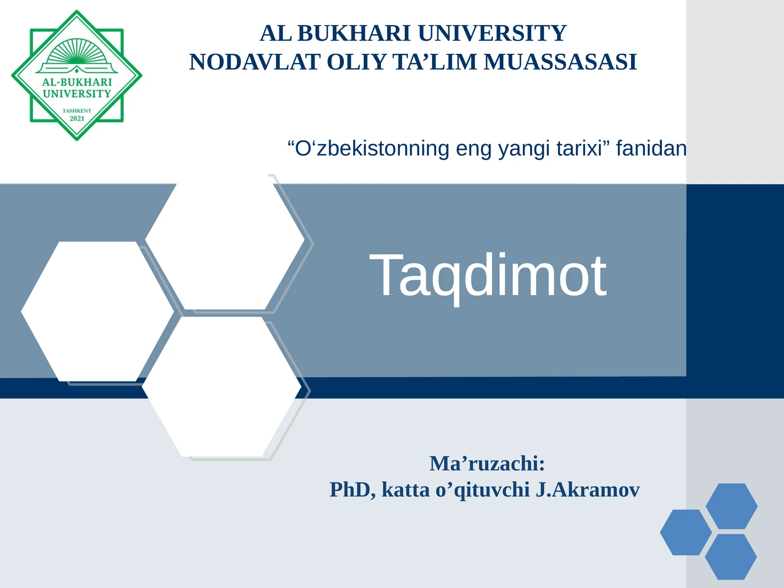 O‘ZBEKISTONDAMUSTAQILLIK G’OYALARINING TARIXIY ASOSLARI