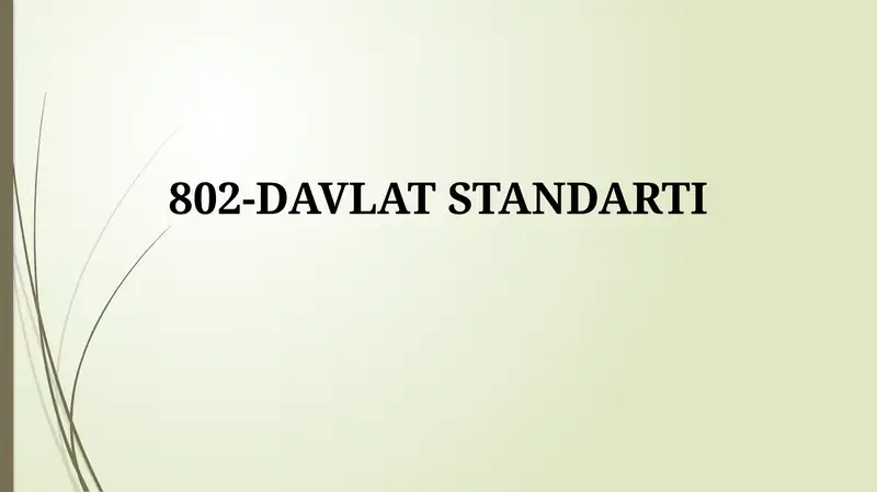 802 Davlat Standarti
