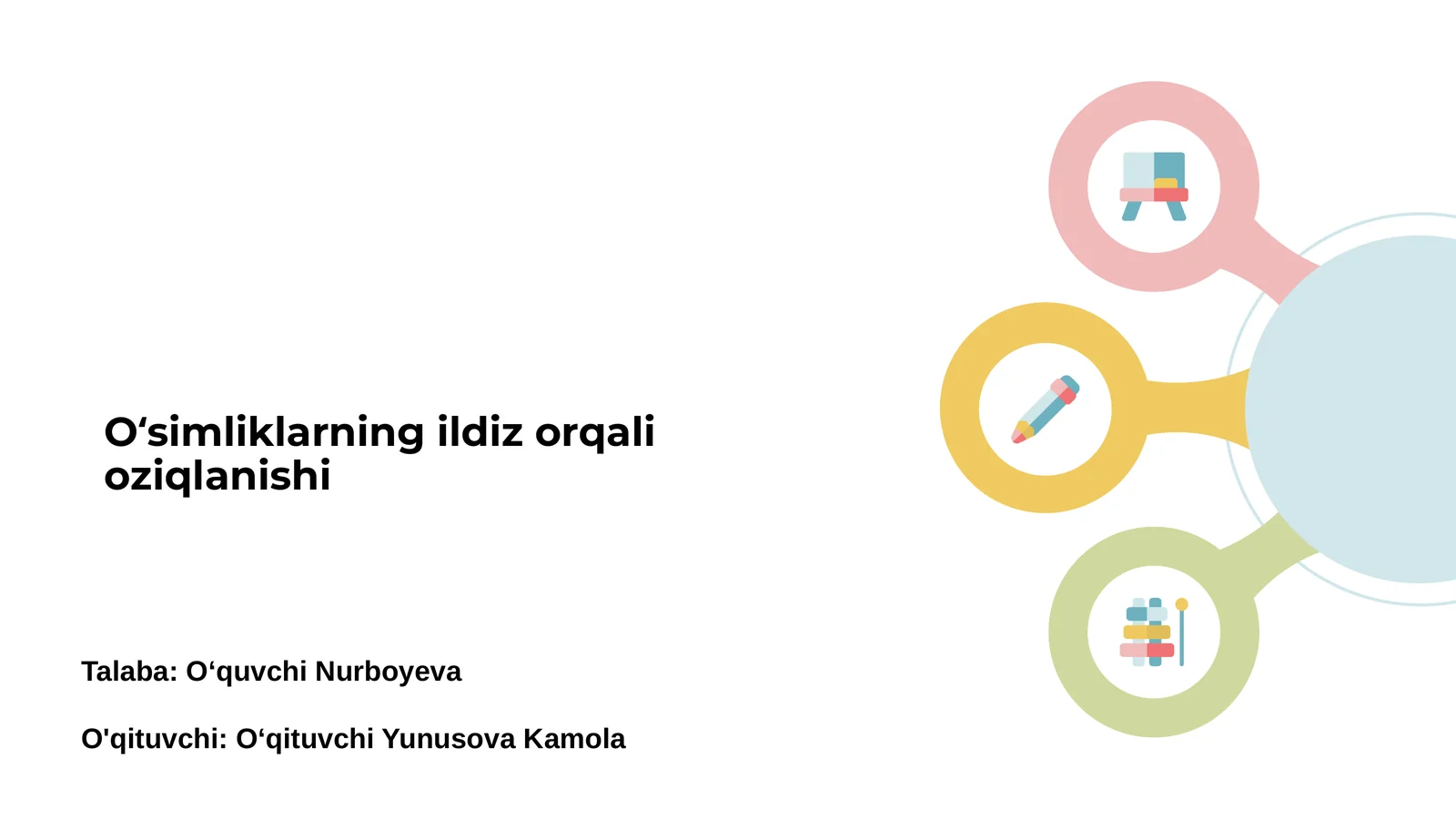 Oʻsimliklarning ildiz orqali oziqlanishi