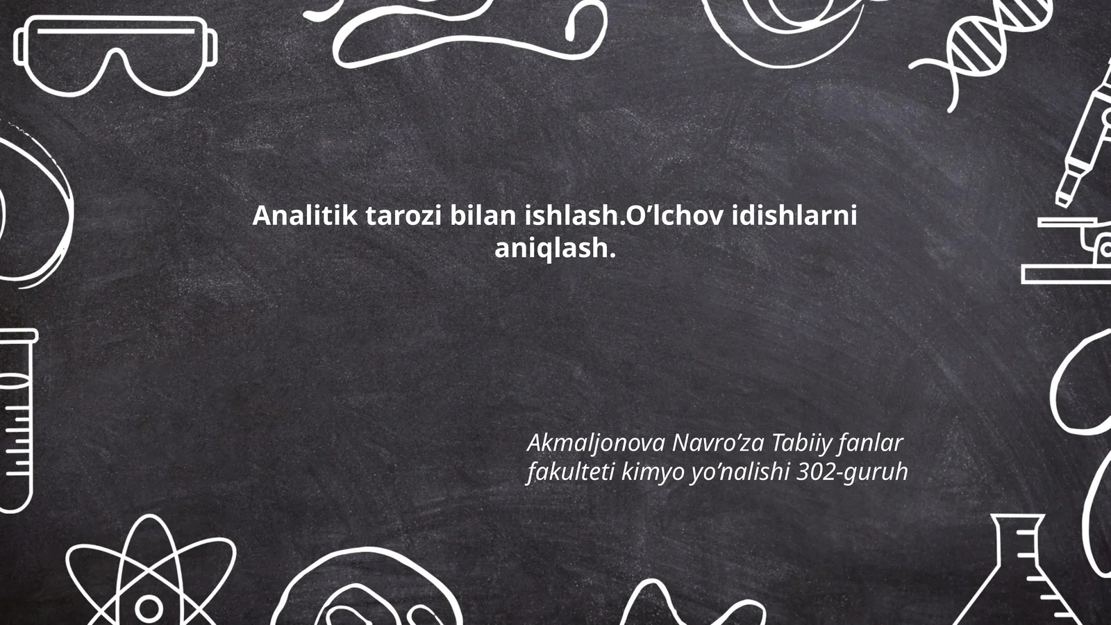 Analitik tarozining tuzilishi va ishlash prinsiplari
