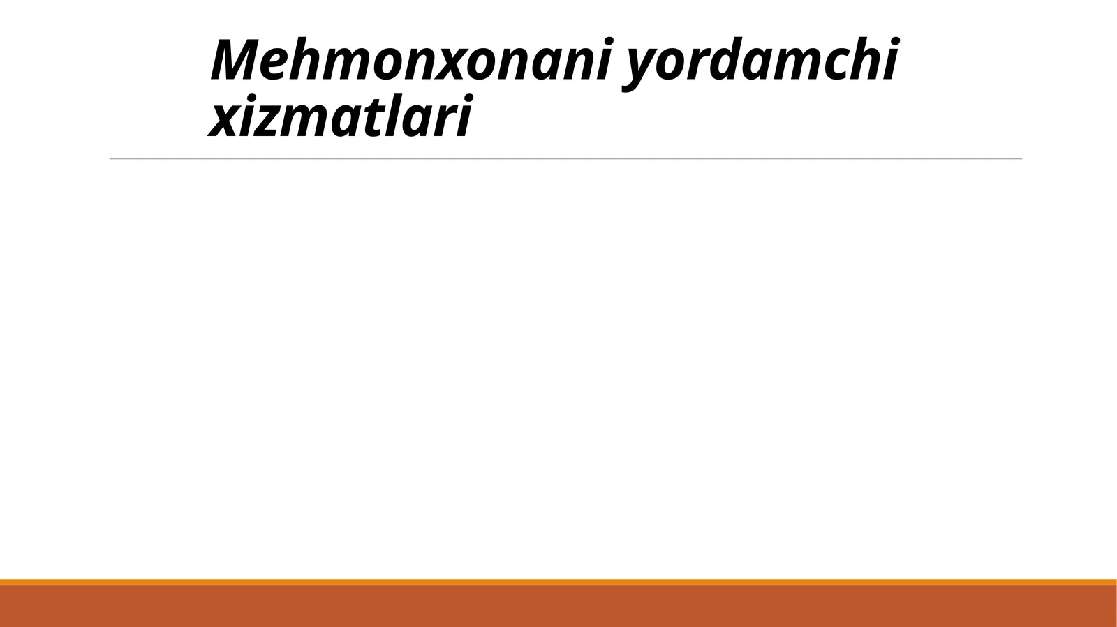 Mehmonxonaniyordamchixizmatlari