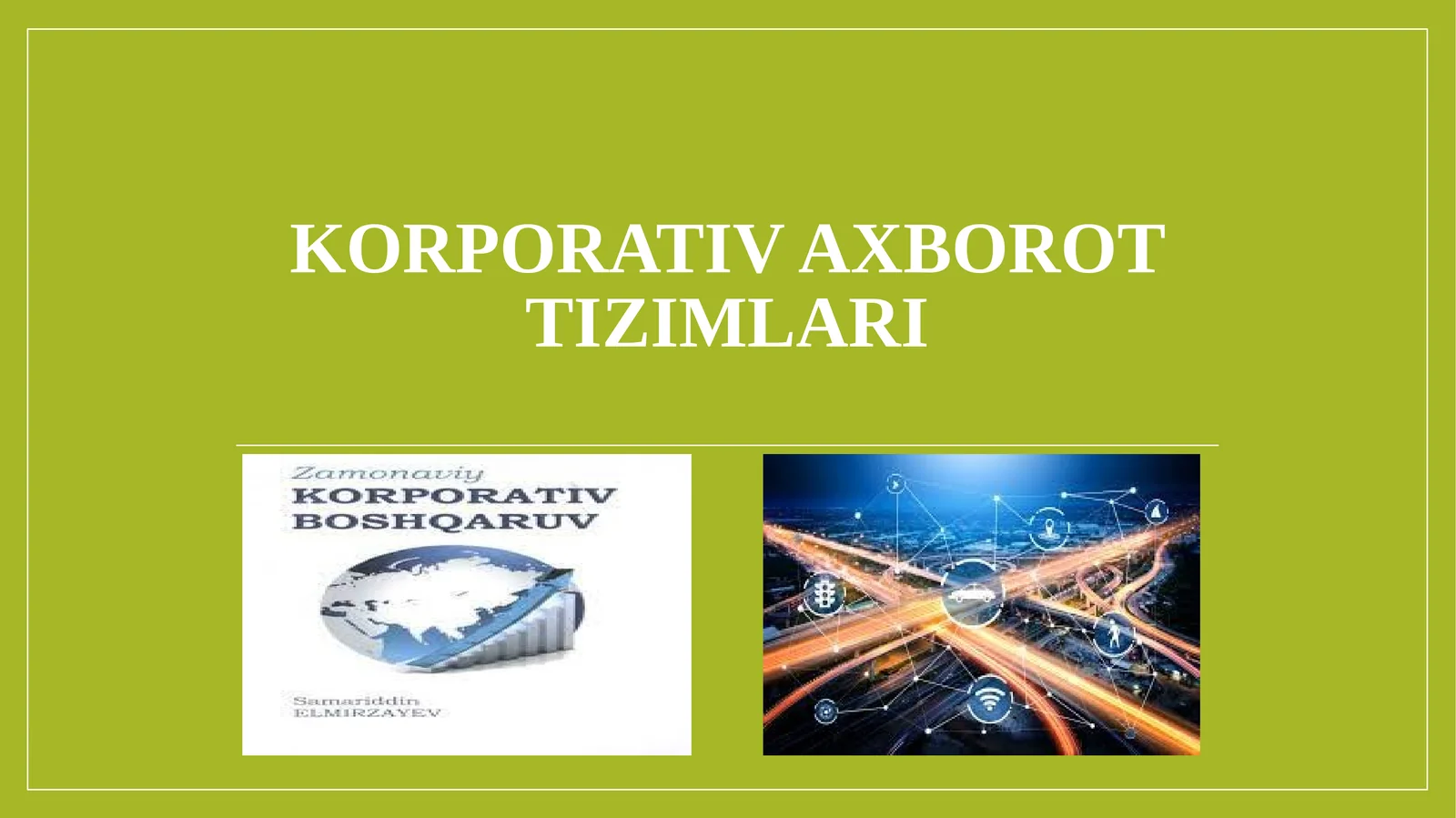 Korporativ axborot tizimlari