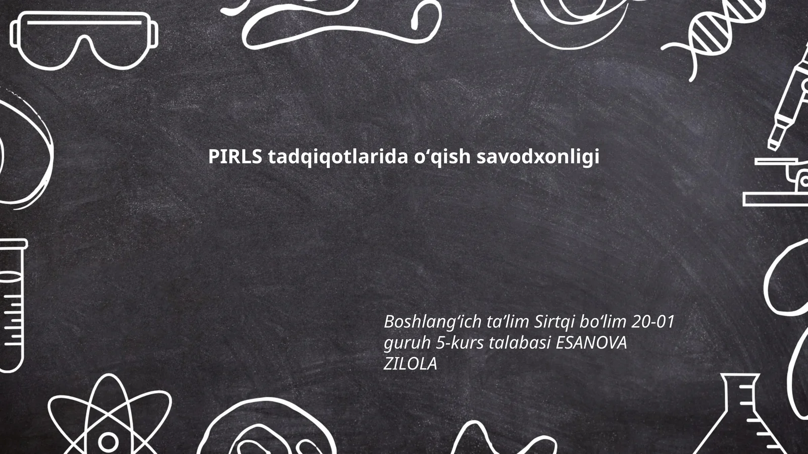 O'qish Savodxonligi va uning ahamiyati
